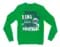Indha Rana Kalathulayum Unakku Oru Kilukiluppu Kekuthaa Men/Unisex Long Sleeve T-Shirt in Irish Green Color